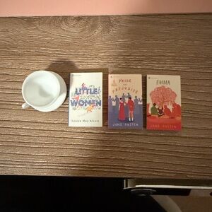 Mini Brands Books - Set of Three Classic Novels with Miniature Teacup
